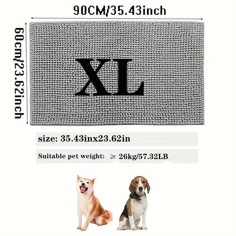 Absorbent Dog Entry Mat – Stop Muddy Paw Prints Instantly