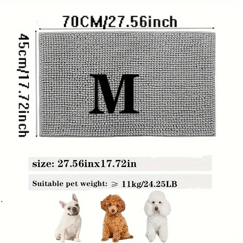 Absorbent Dog Entry Mat – Stop Muddy Paw Prints Instantly