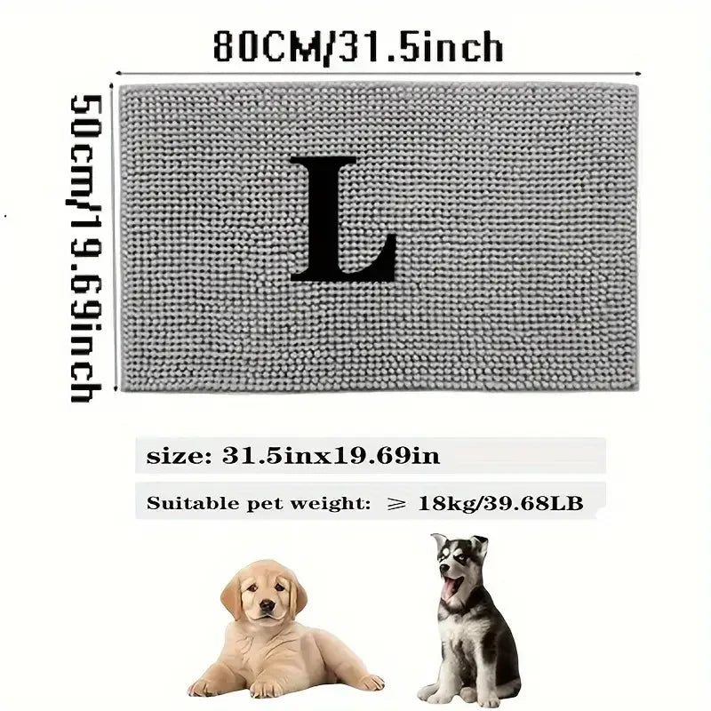 Absorbent Dog Entry Mat – Stop Muddy Paw Prints Instantly