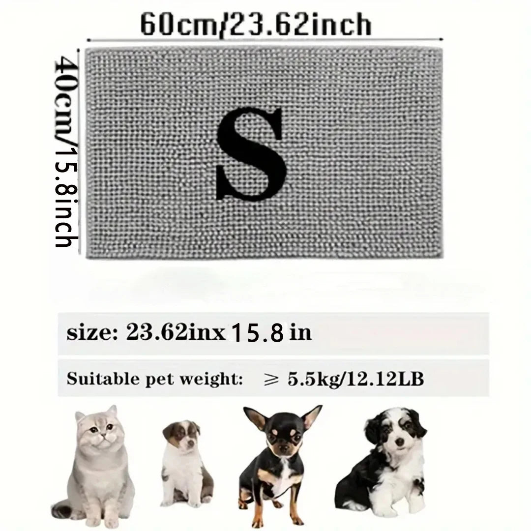 Absorbent Dog Entry Mat – Stop Muddy Paw Prints Instantly